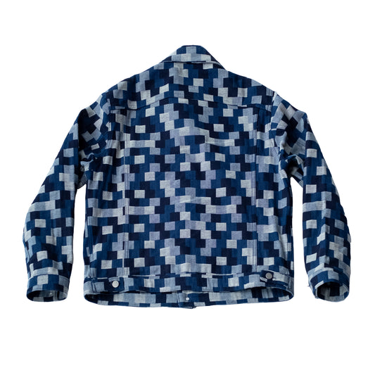 Jacquard Denim Jacket